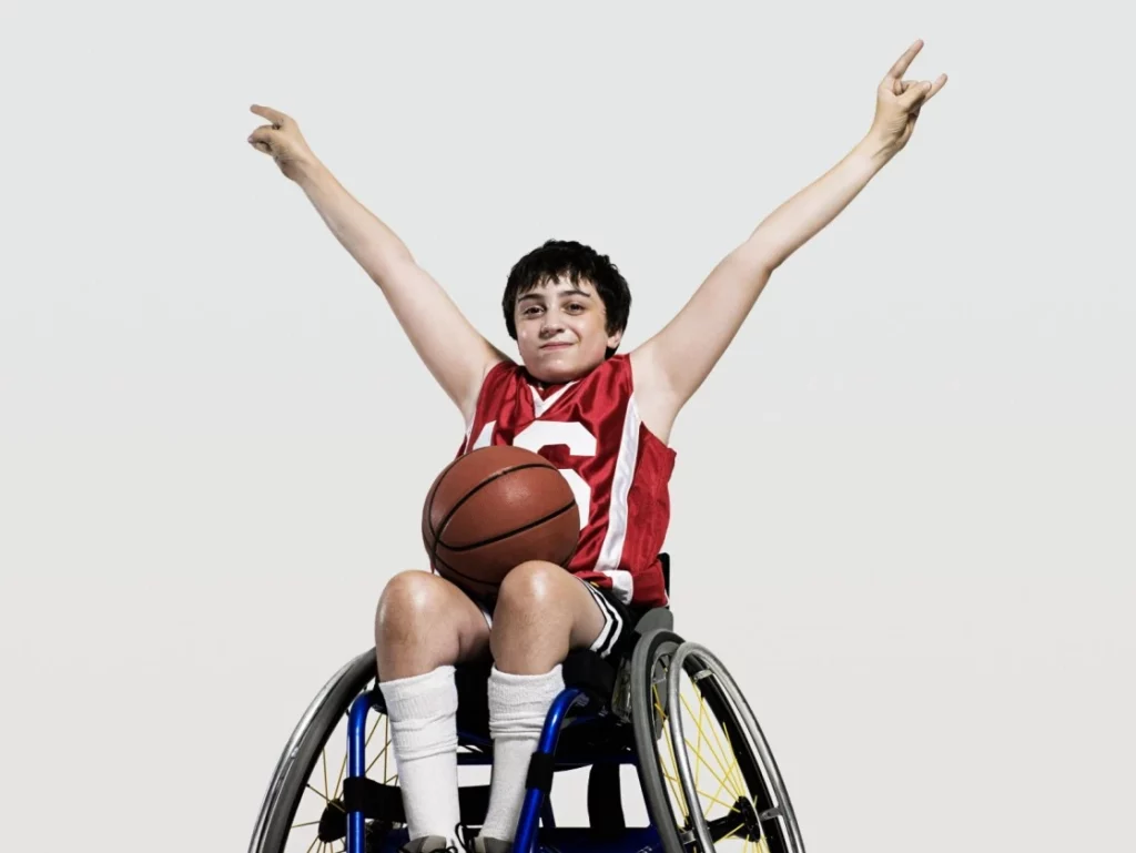 Witness the incredible success stories of wheelchair-bound kids playing basketball and celebrating a remarkable success story